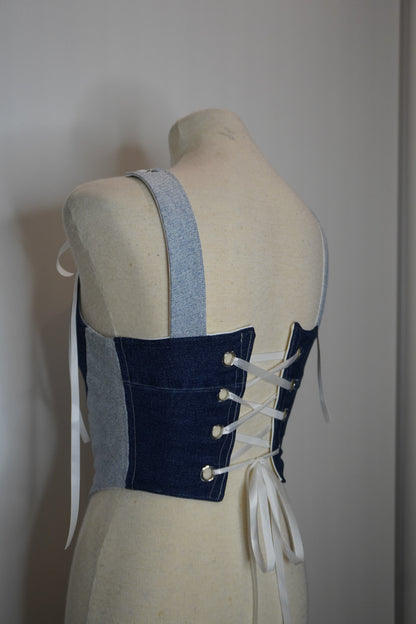 Corset “Tejano/Gris” XS/S